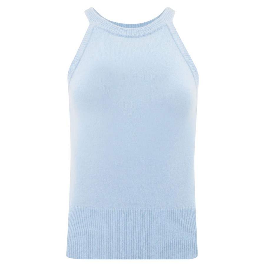 Clothing Veronica Beard | Myrick Cashmere Tank Ecru (Out Of Stock)