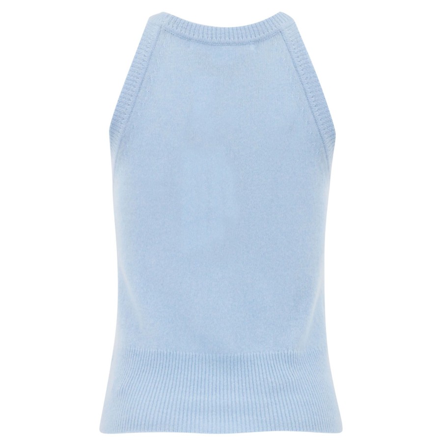 Clothing Veronica Beard | Myrick Cashmere Tank Ecru (Out Of Stock)