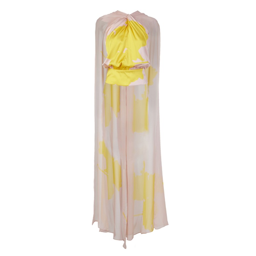 Clothing Silvia Tcherassi | Vicenta Blouse Yellow/Nude Floral