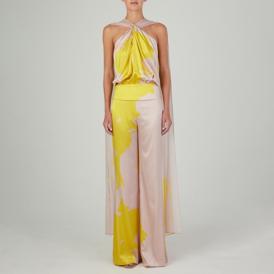 Clothing Silvia Tcherassi | Vicenta Blouse Yellow/Nude Floral