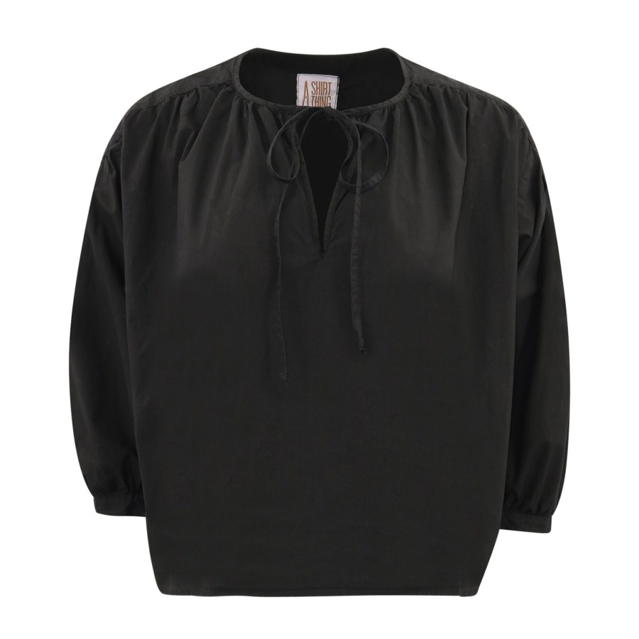 Clothing A Shirt Thing | Frenchie Parachute Blouse Toffee
