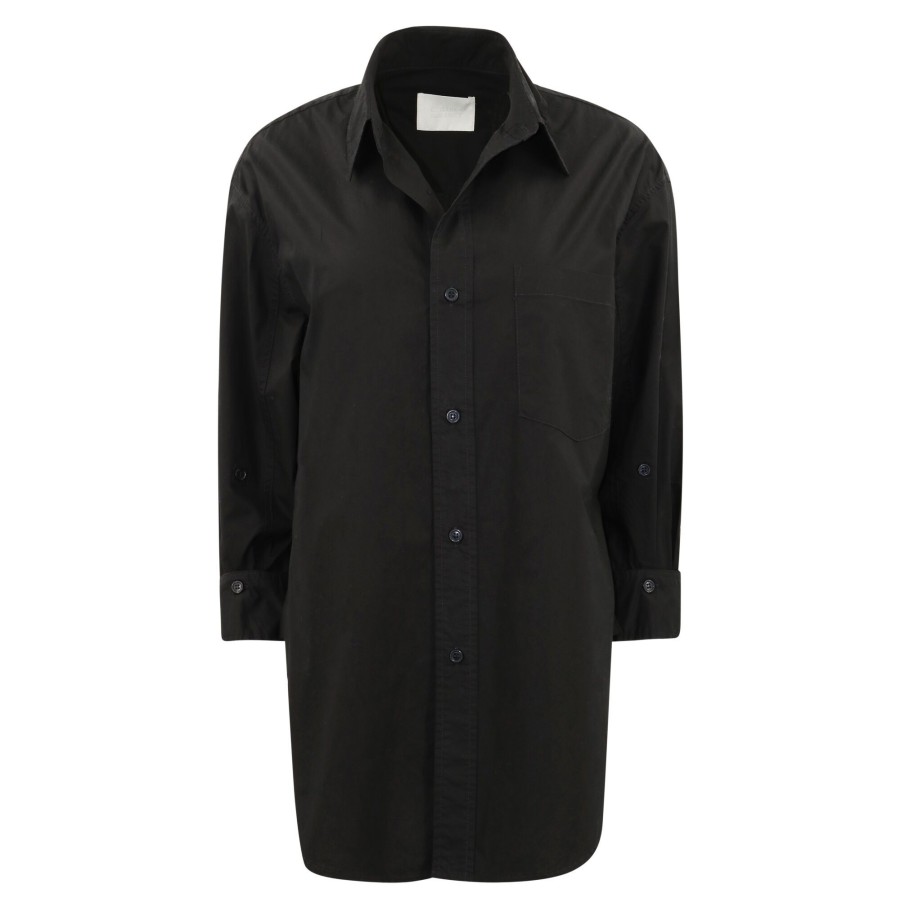 Clothing Citizens of Humanity | Aave Oversized Cuff Shirt Black