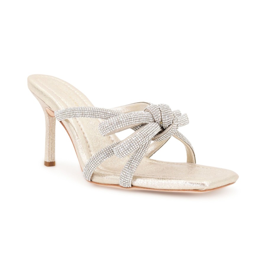 Shoes Loeffler Randall | Margi Bow Heel Sandal Cappuccino