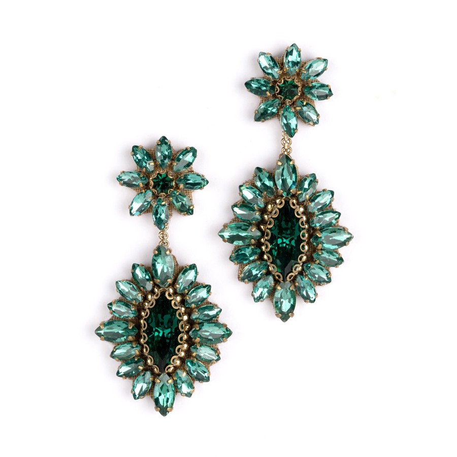 Jewelry Deepa Gurnani | Alianah Earring Fuchsia