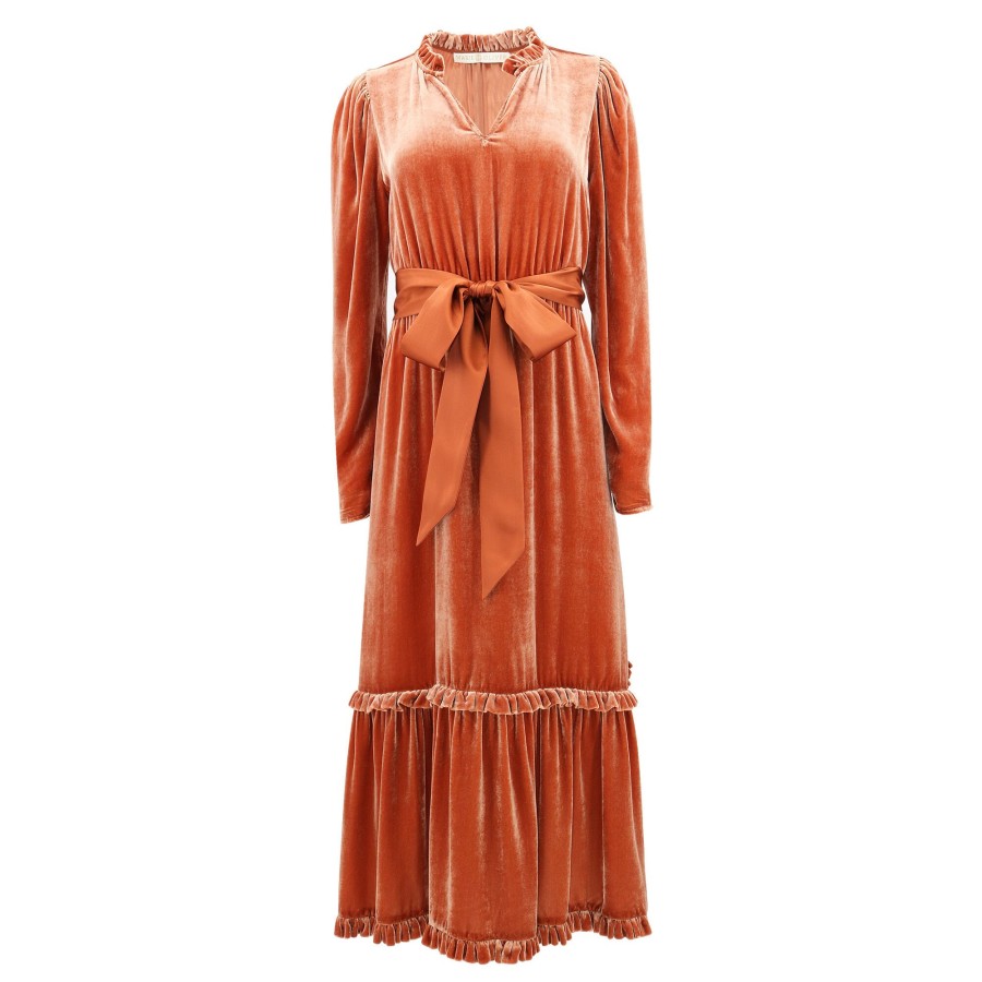 Clothing Marie Oliver | Ruthie Dress Chestnut