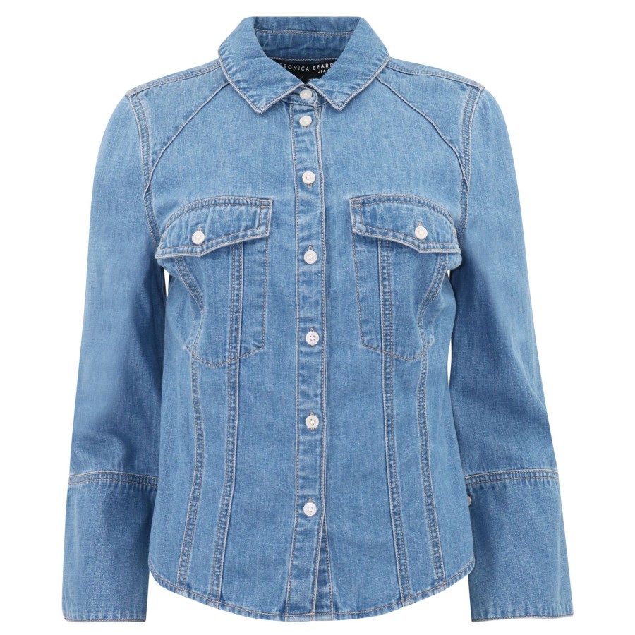 Clothing Veronica Beard | Tivi Shirt Iceburg