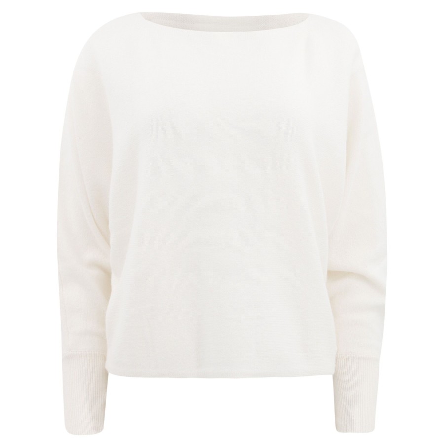 Clothing Crush Cashmere | Yangon Boat Neck Sweater Camel (Out Of Stock)