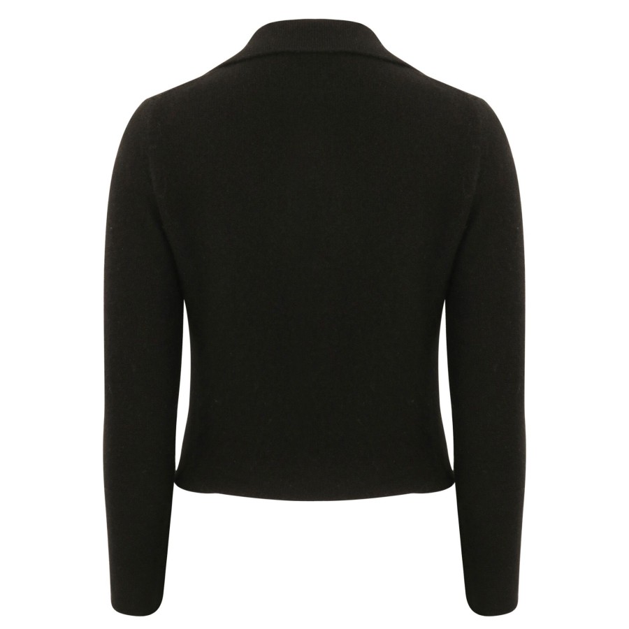 Clothing Vince | Polo Button Cardigan Sea Quartz (Out Of Stock)