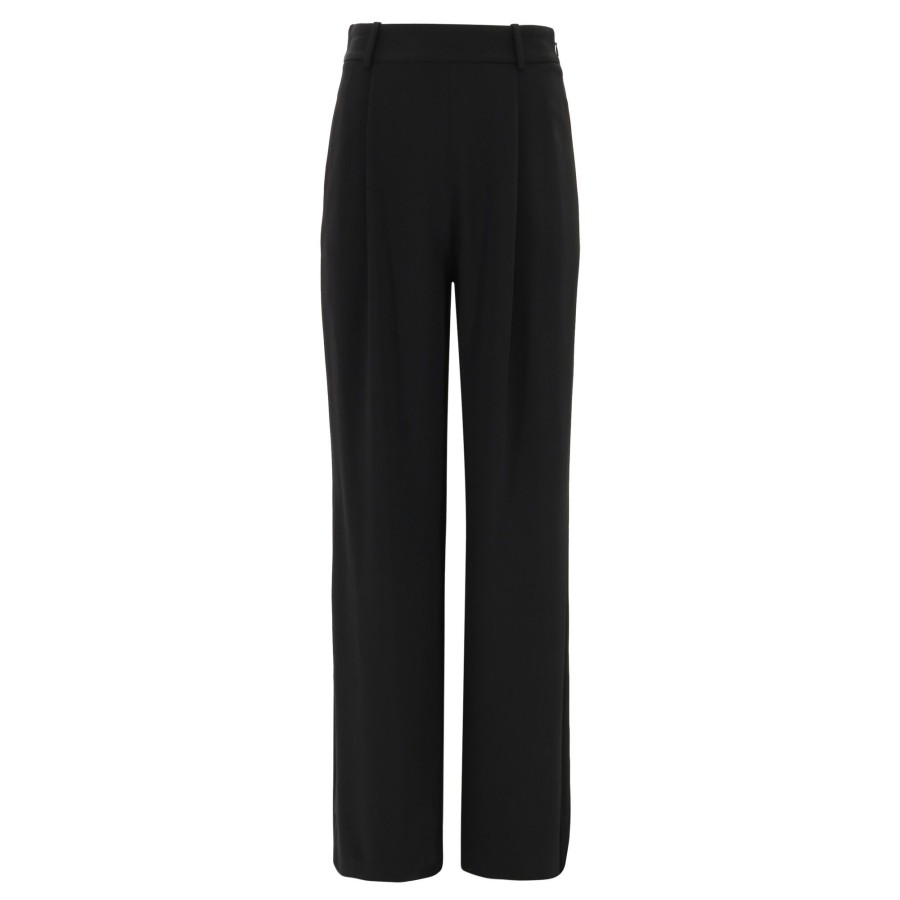 Clothing Toccin | Pleated Wide-Leg Pant Jet