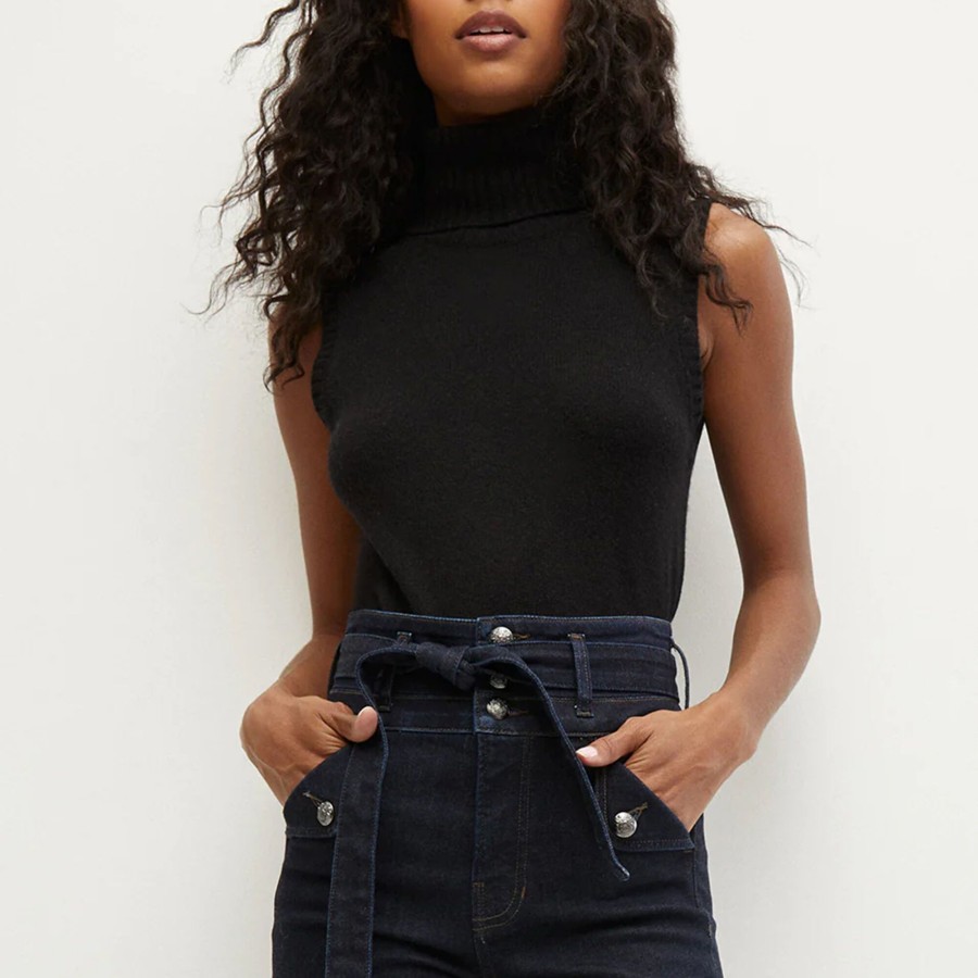 Clothing Veronica Beard | Mazzy Cashmere Shell Ivory