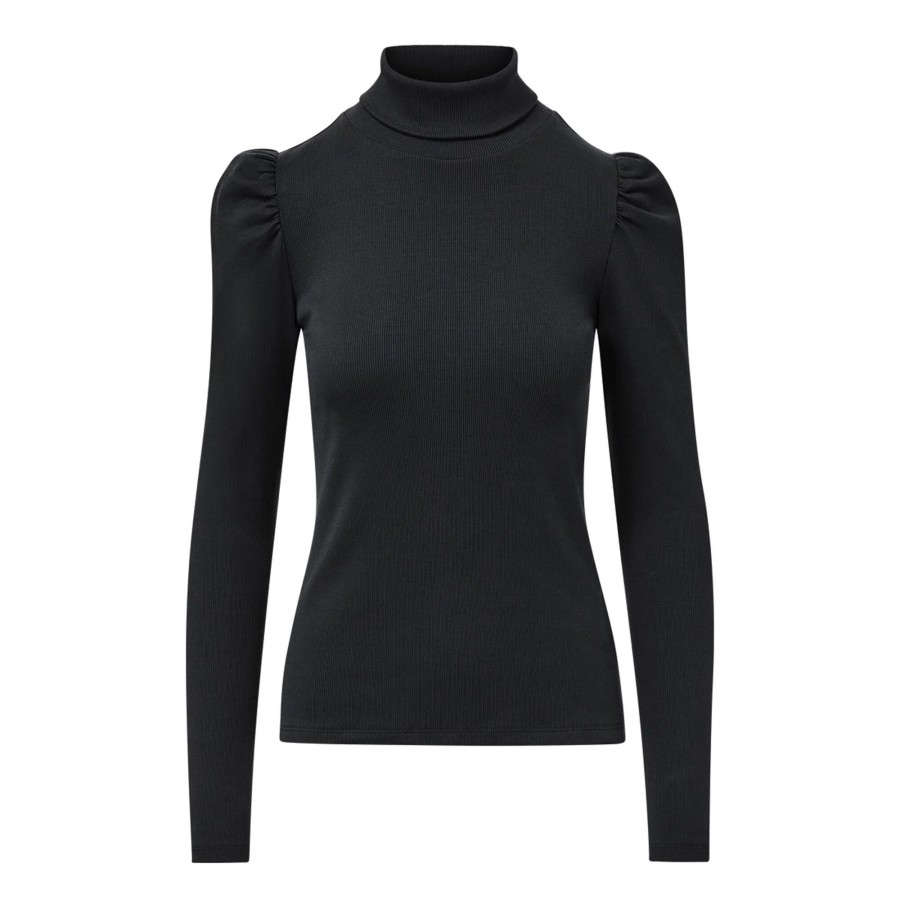 Clothing Veronica Beard | Cedar Turtleneck Black