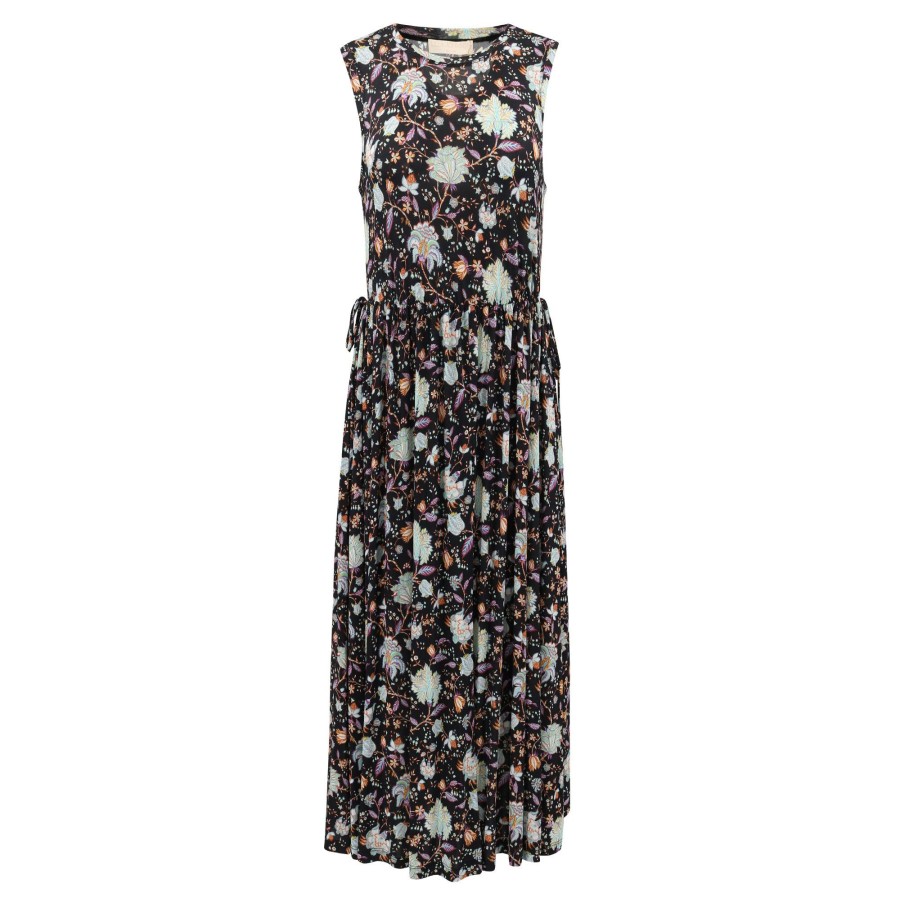 Clothing Ulla Johnson | Clea Printed Midi Dress Nuit