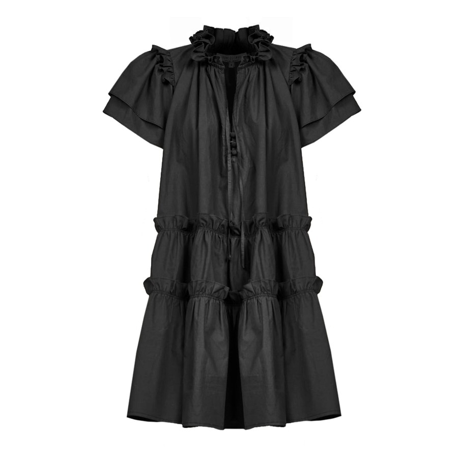Clothing Hunter Bell | Merritt Dress Black