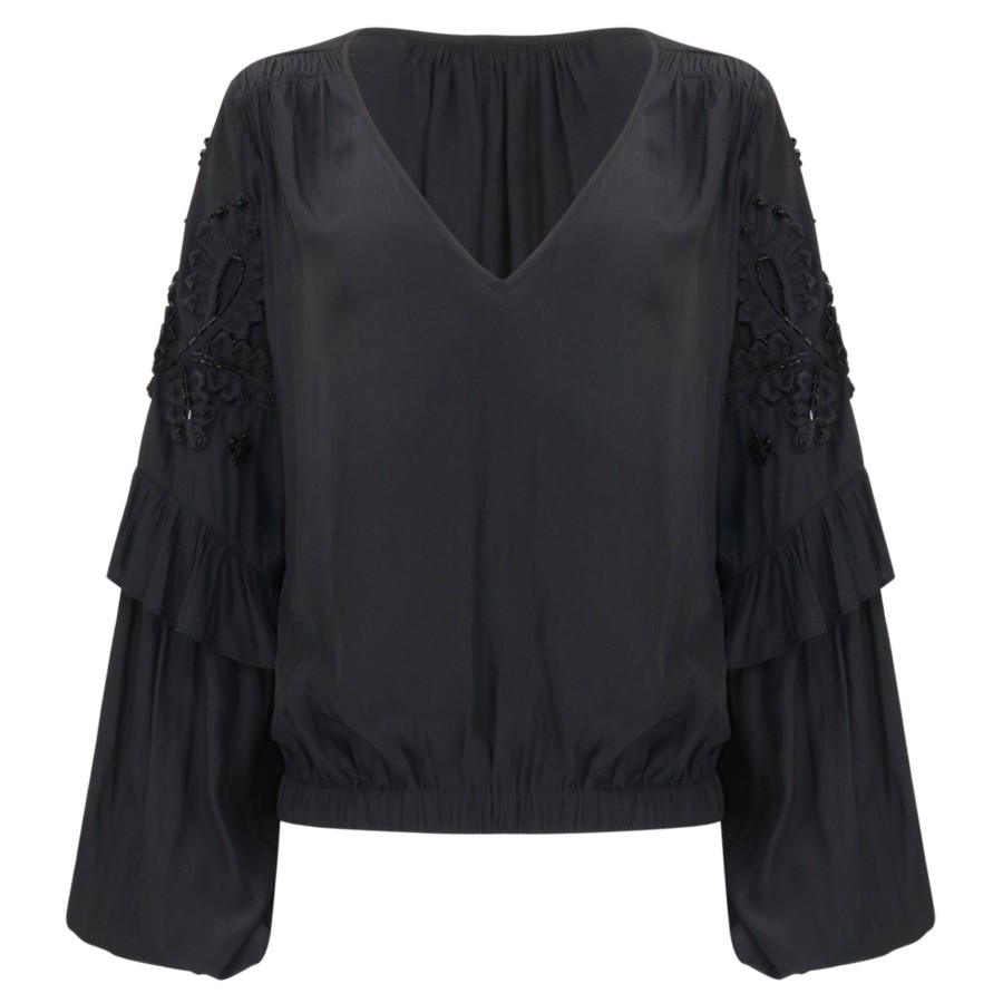 Clothing Ramy Brook | Amber Blouse Black