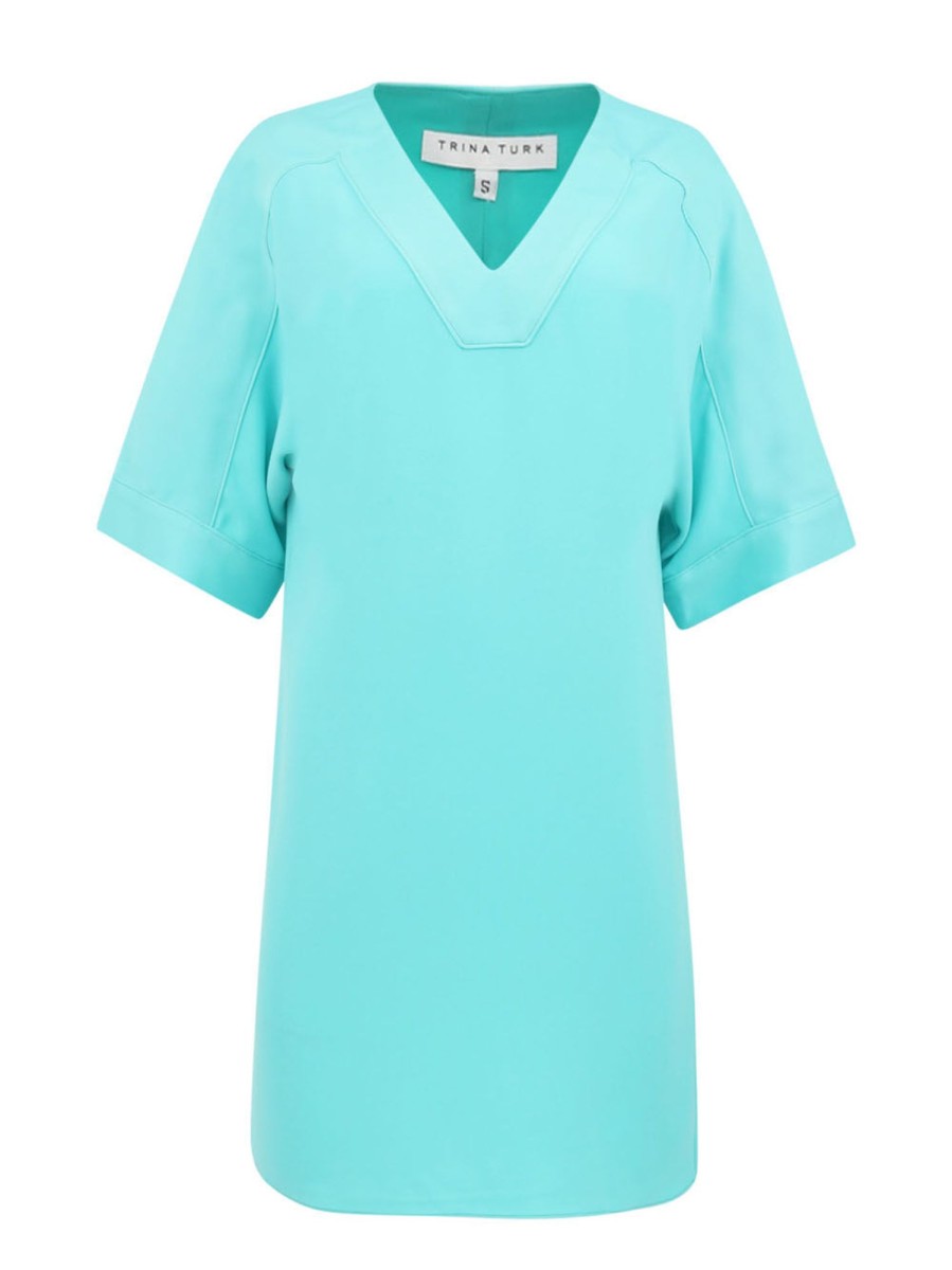 Clothing Trina Turk | Rabat Dress Oasis