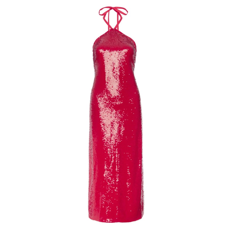 Clothing Le Superbe | Kaia Botanica Sequin Dress Red
