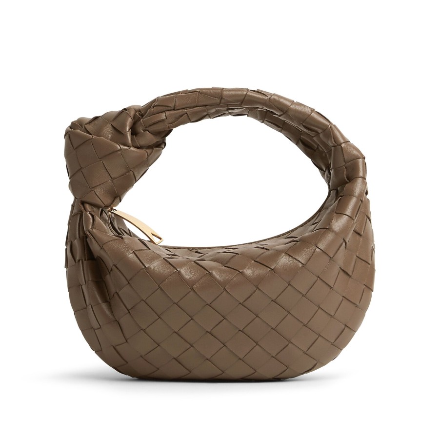 Handbags Bottega Veneta | Mini Jodie Bag Taupe Grey