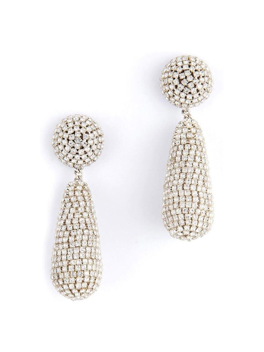 Jewelry Deepa Gurnani | Emely Earrings Silver