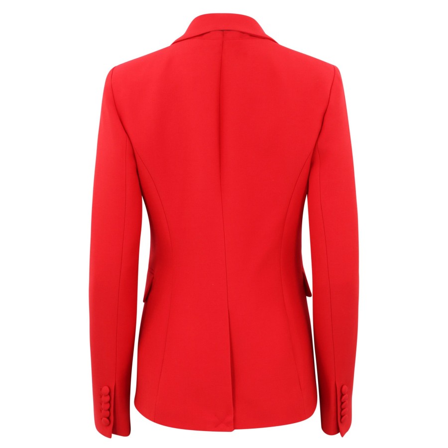 Clothing Adam Lippes | Single Breasted Blazer Vermilion