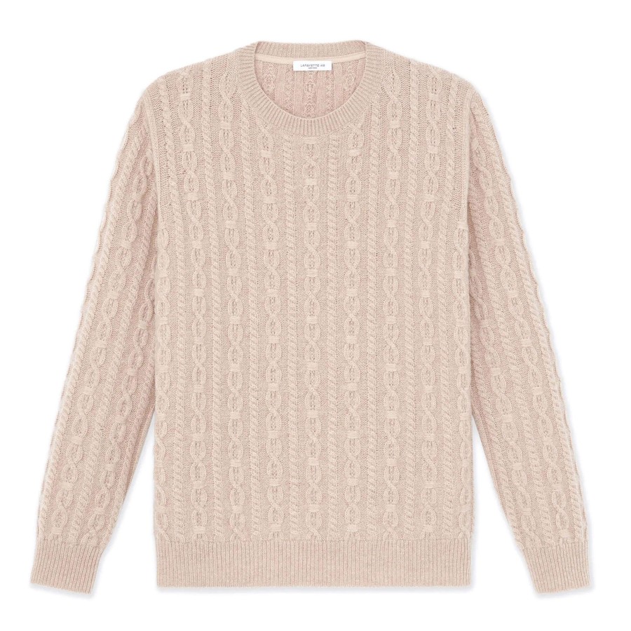 Clothing Lafayette 148 New York | Cashmere Cable Sweater Dune