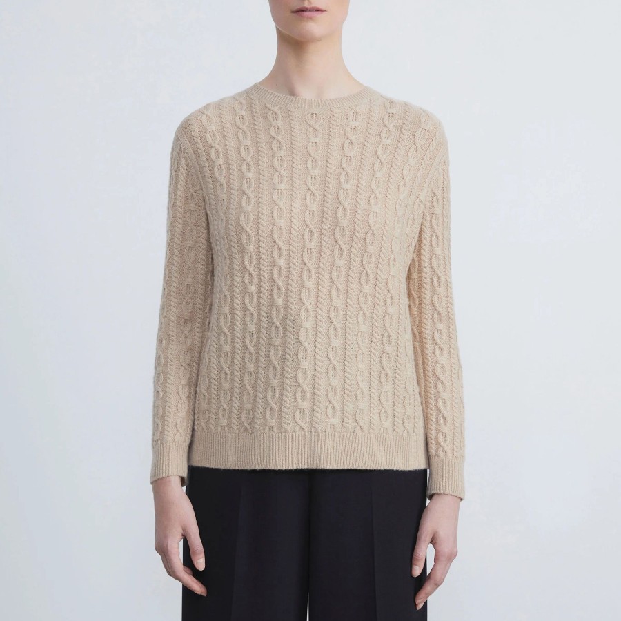 Clothing Lafayette 148 New York | Cashmere Cable Sweater Dune