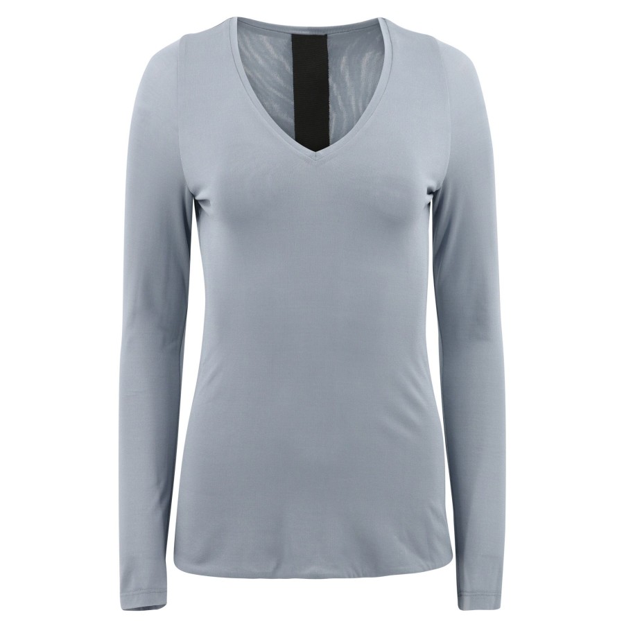 Clothing KZ_K Studio | Libre V-Neck Second Skin Top Black (Out Of Stock)