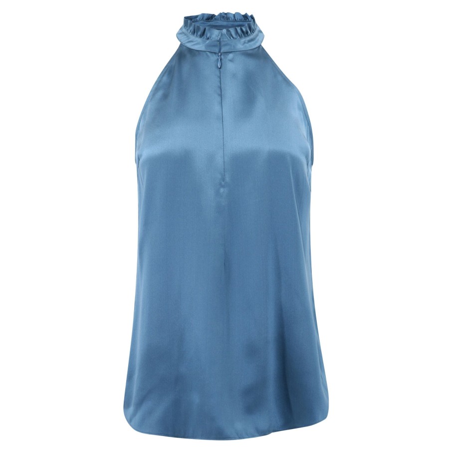 Clothing Go Silk | Go Scuba Cutaway Top Rain