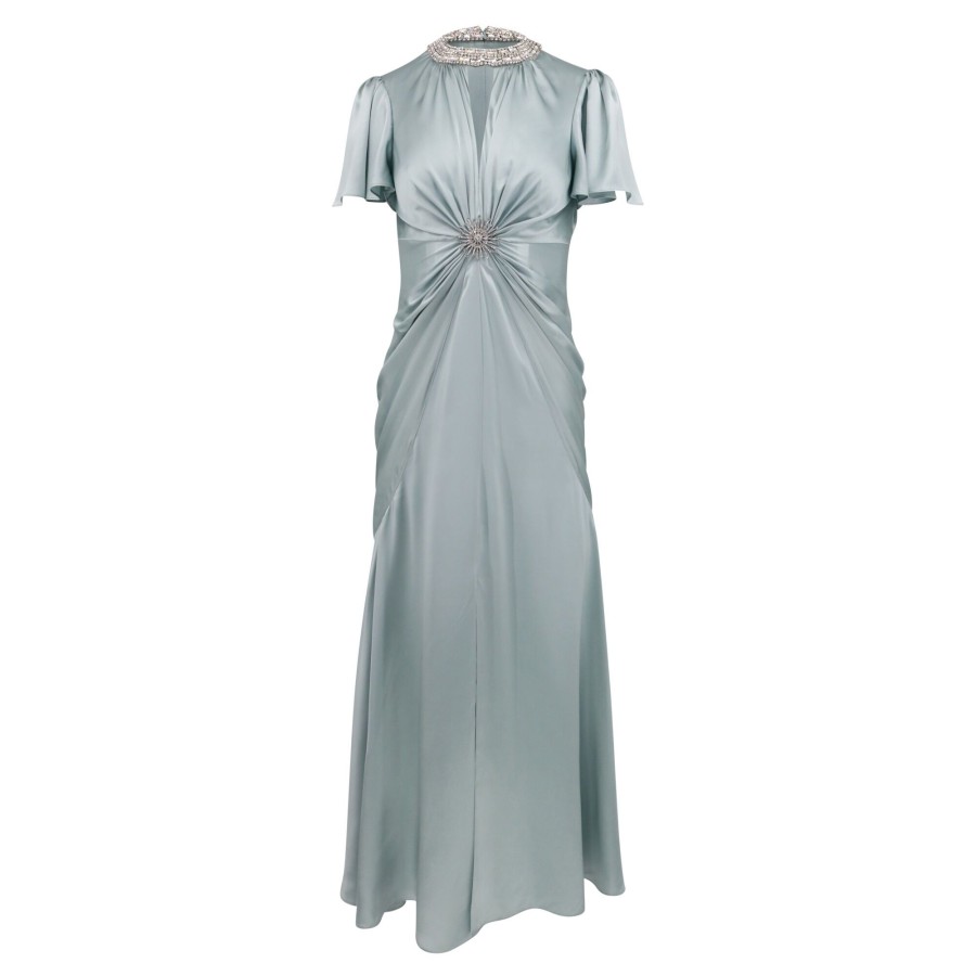 Clothing Cinq à Sept | Sharma Dress Cloud Blue