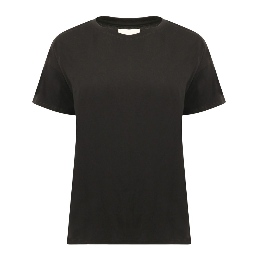 Clothing Loulou Studio | Basiluzzo Cotton T-Shirt Black