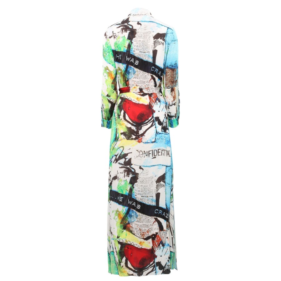 Clothing Alice + Olivia | Chassidy Maxi Shirt Dress Confidential