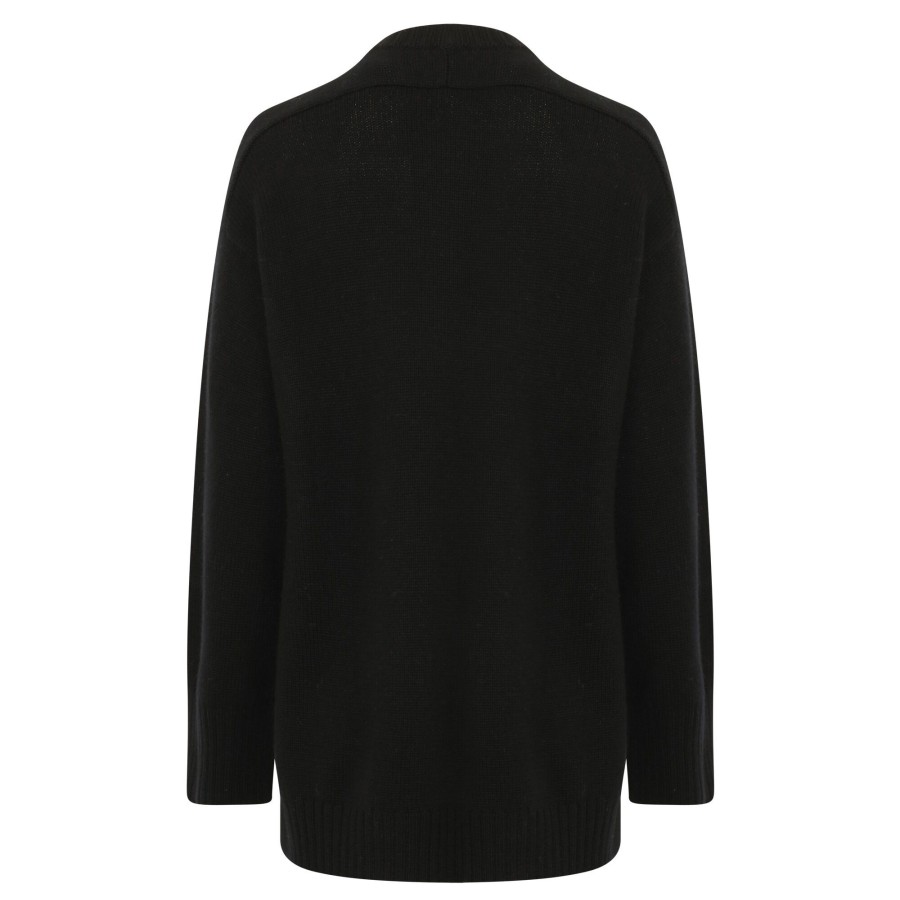 Clothing Loulou Studio | Baltra Cashmere Knit Sweater Black