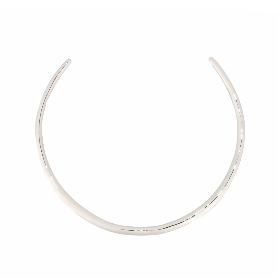 Jewelry Alexis Bittar | Thin Collar Necklace Rhodium
