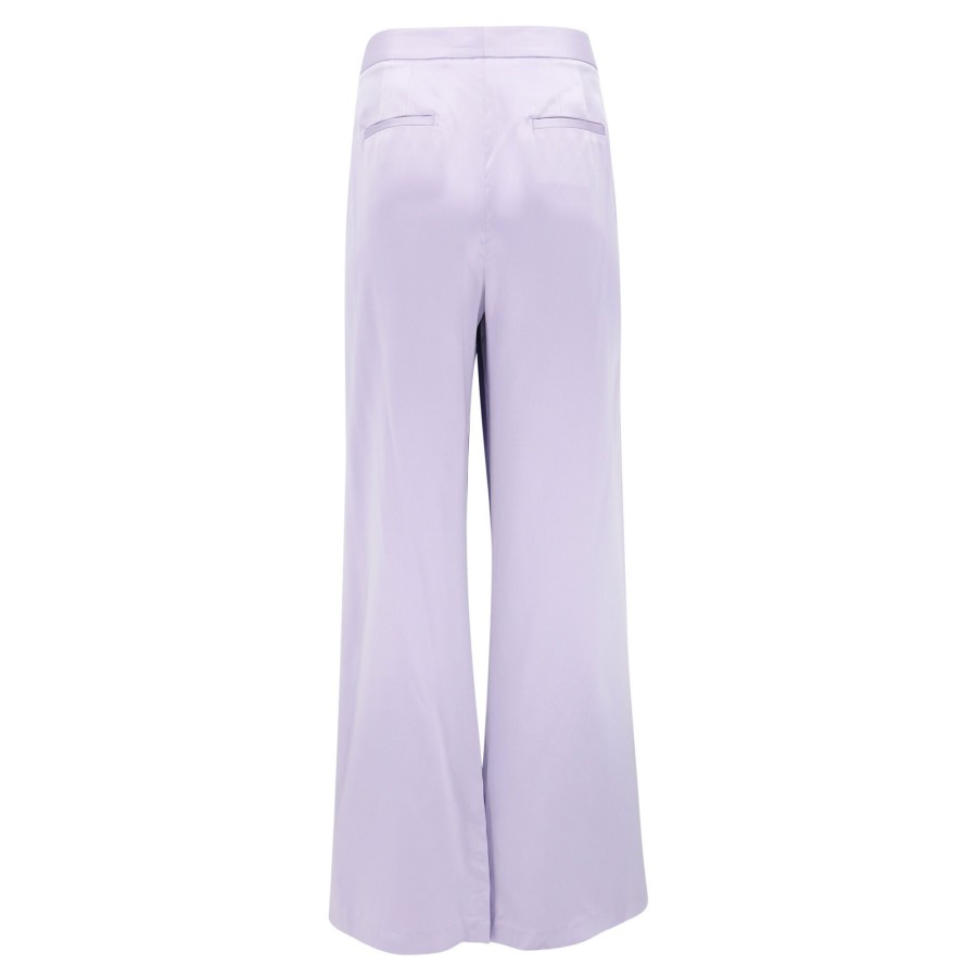 Clothing Adam Lippes | Double Pleat Pant Lavender