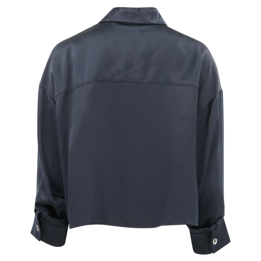 Clothing Twp | Soon To Be Ex Silk Top Midnight