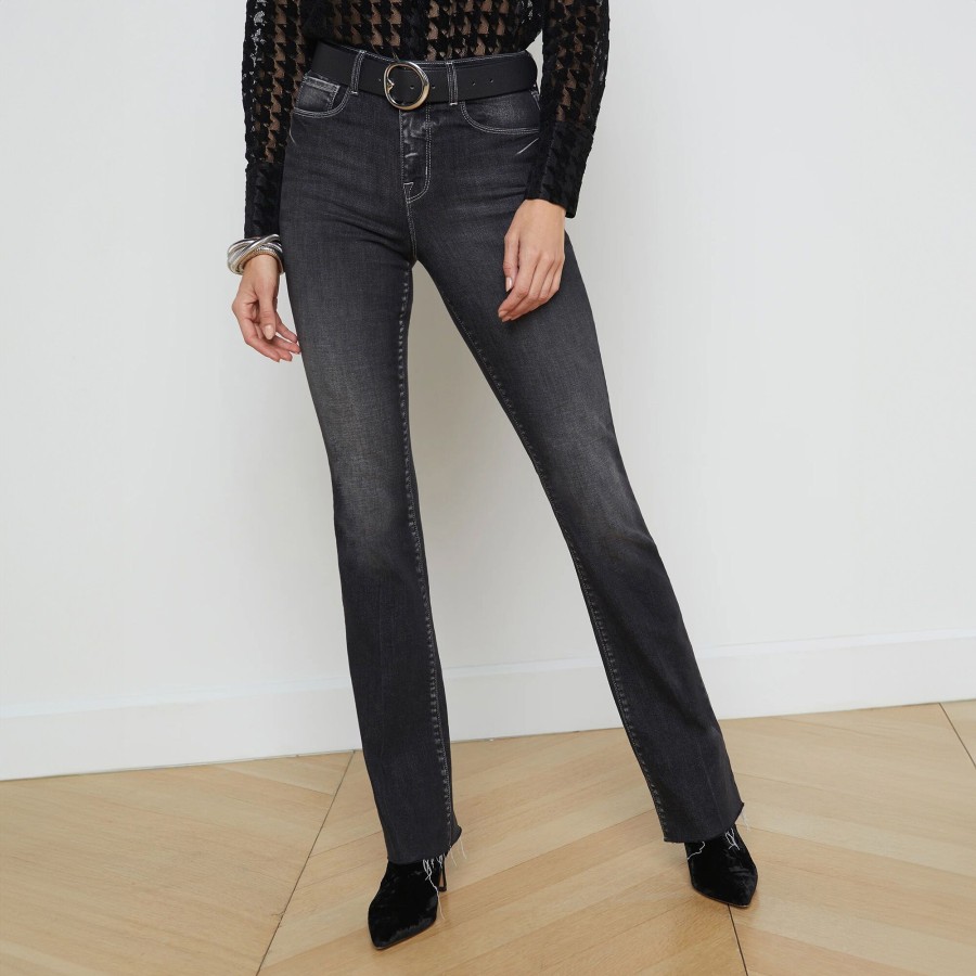 Clothing L'Agence | Ruth High Rise Straight Leg Jean Volta
