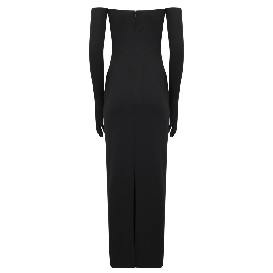 Clothing Solace London | Tullia Maxi Dress Black