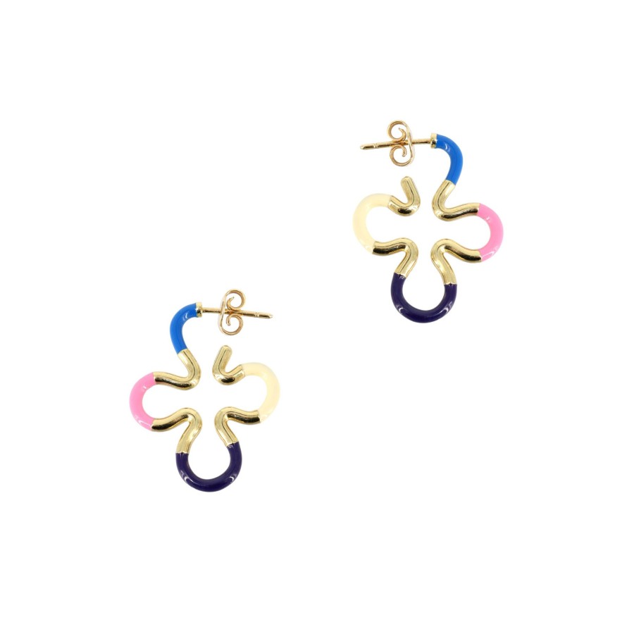 Jewelry Bea Bongiasca | B Floral Earrings Multi