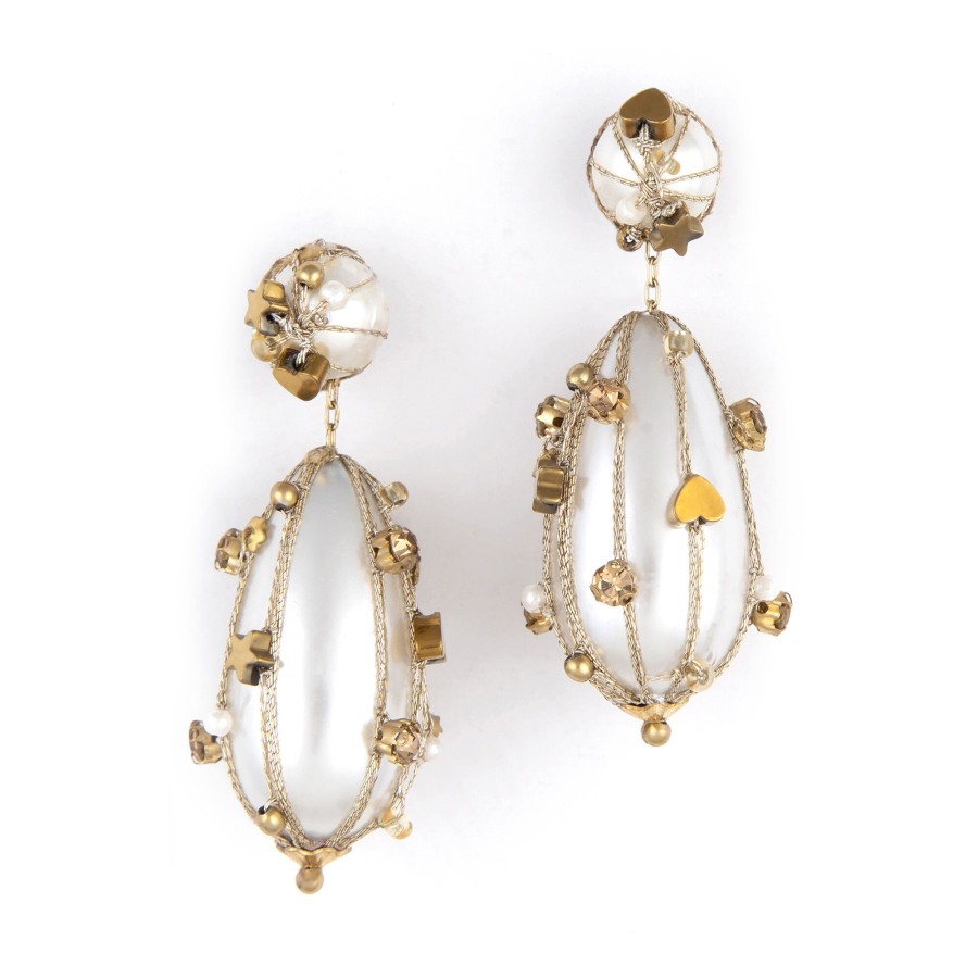 Jewelry Deepa Gurnani | Cora Earrings Silver