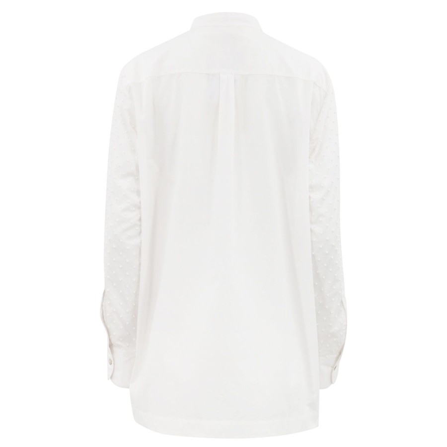 Clothing Figue | Antonella Tux Tunic White