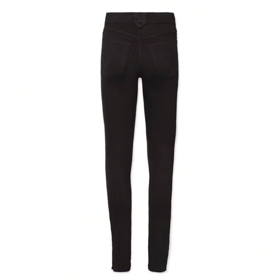 Clothing Frame | The Snapped Denim Legging Black