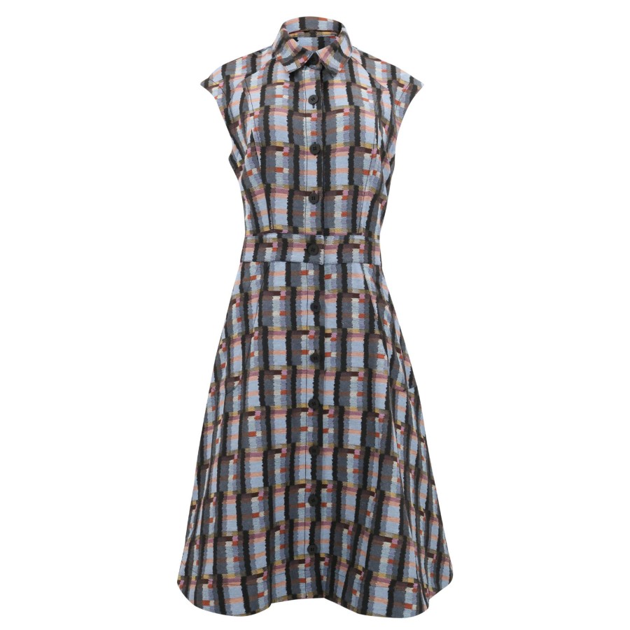 Clothing Hilton Hollis | Irma Jacquard Dress Black Multi