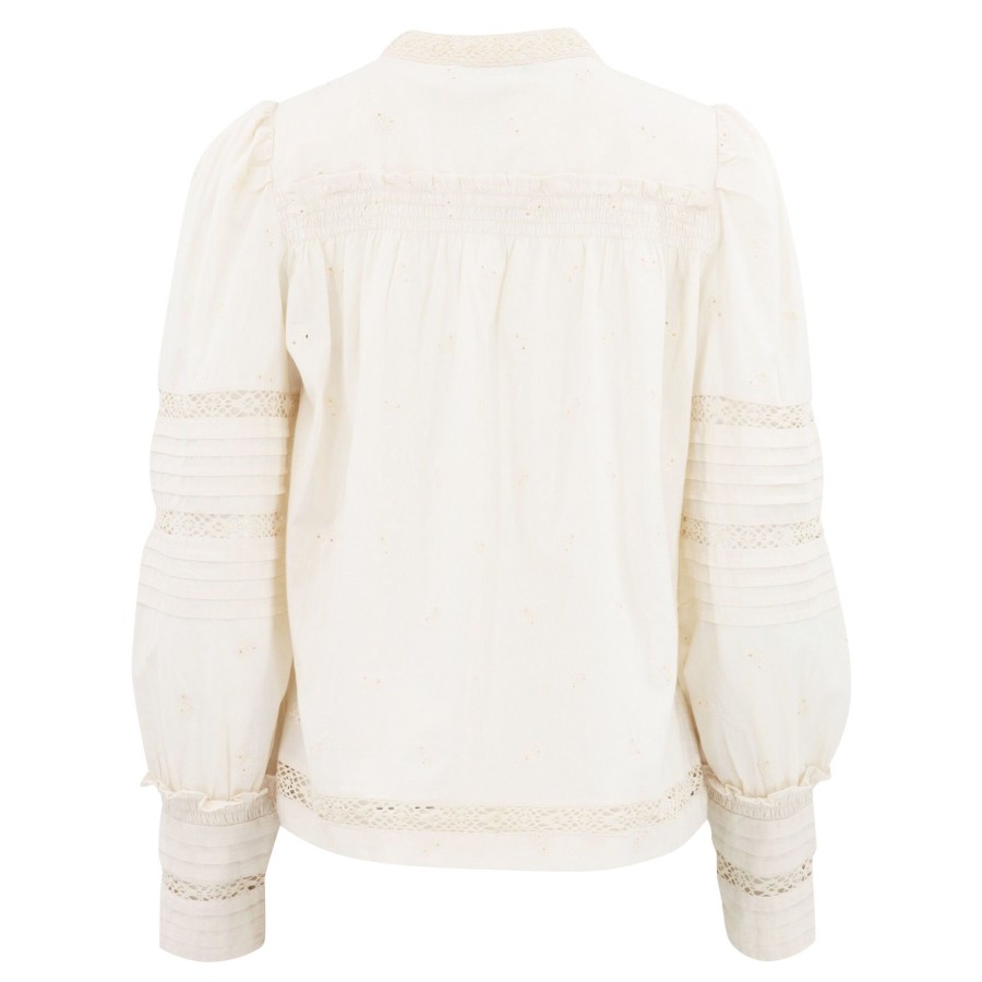 Clothing Sea | Loren Lace Top Cream