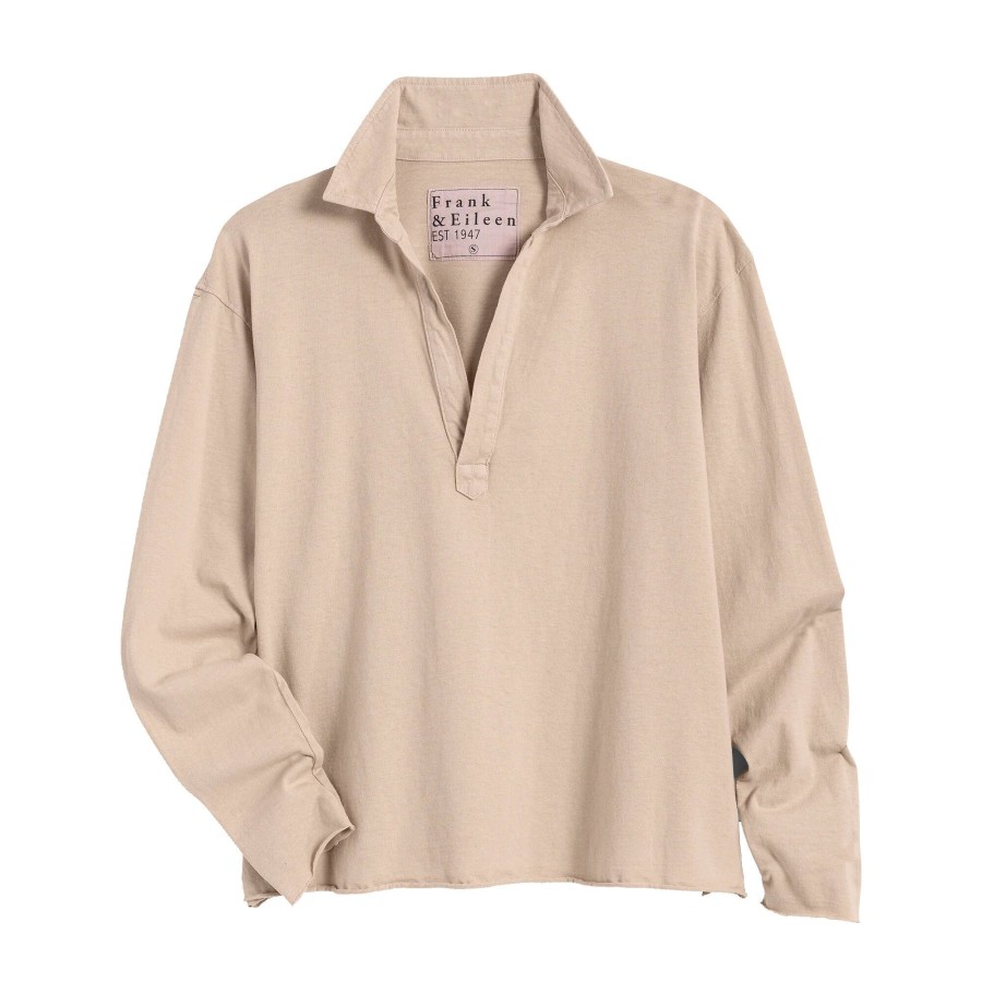 Clothing Frank & Eileen | Patrick Popover Henley Sand
