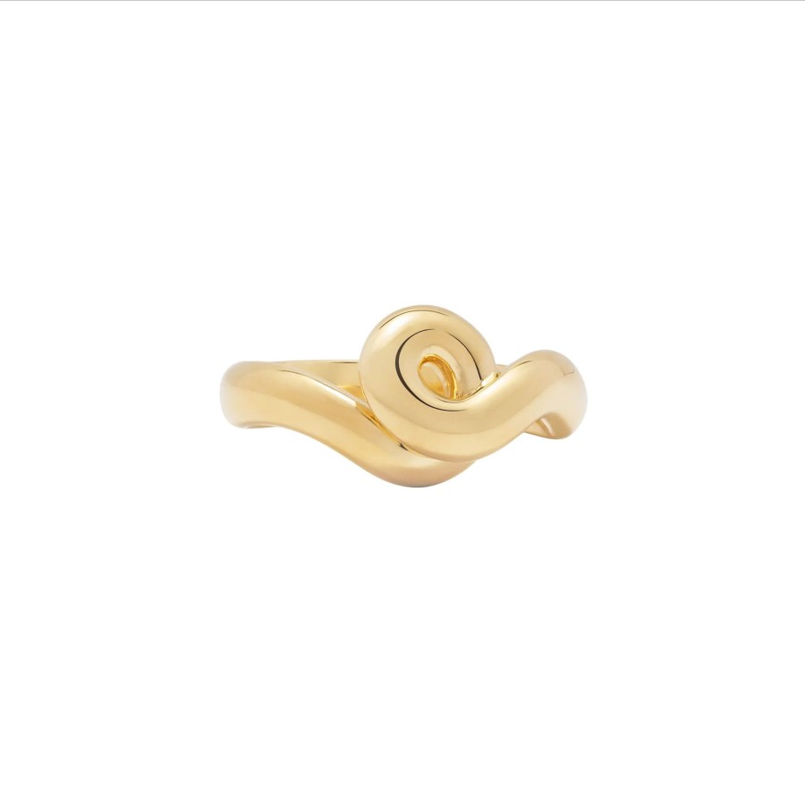 Jewelry Bea Bongiasca | Jumbo Wave Ring Gold