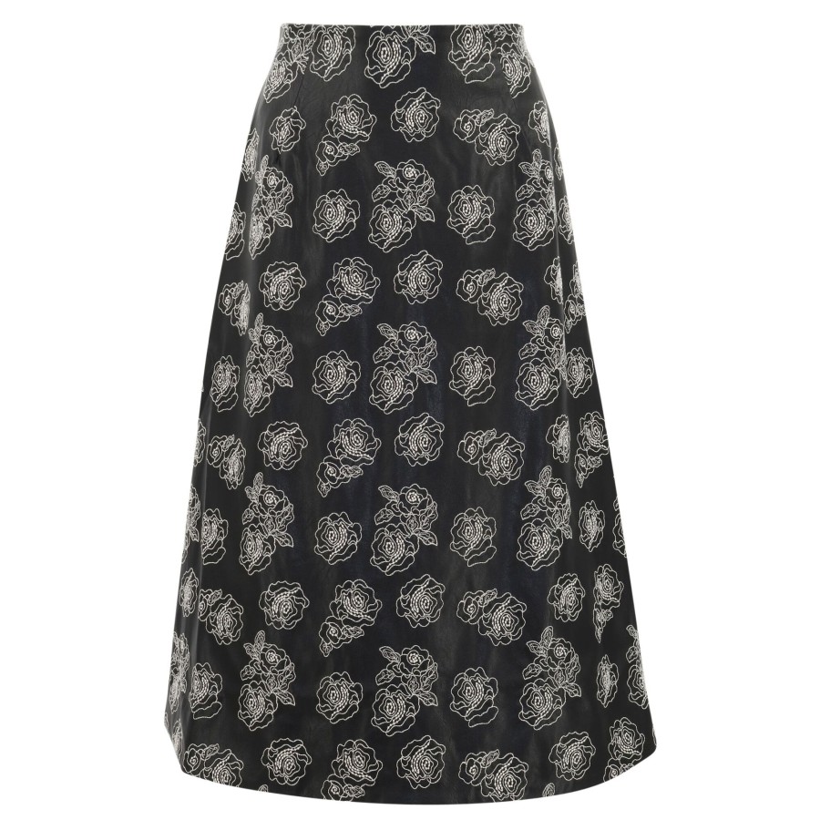 Clothing Baum Und Pferdgarten | Shari Printed Mini Skirt Black