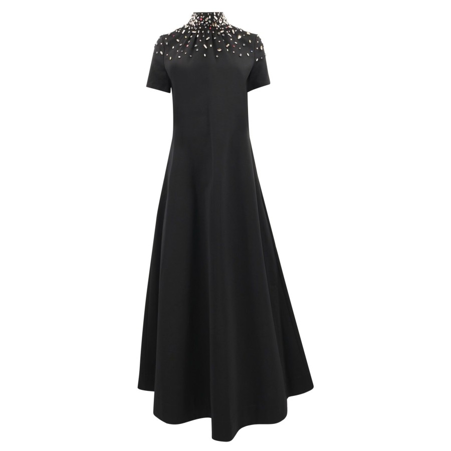 Clothing Staud | Ilana Dress Black/Silver