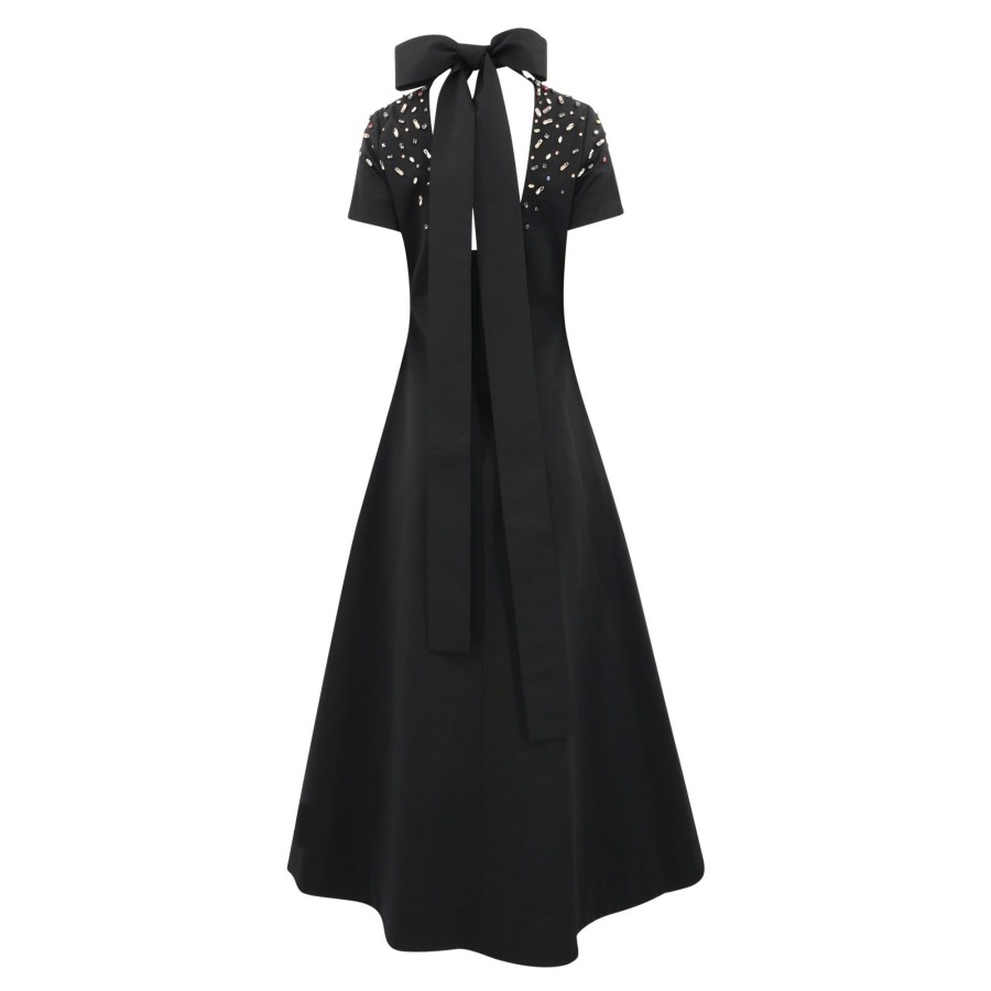 Clothing Staud | Ilana Dress Black/Silver
