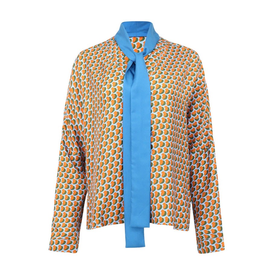 Clothing Odeeh | Printed Blouse Saffron