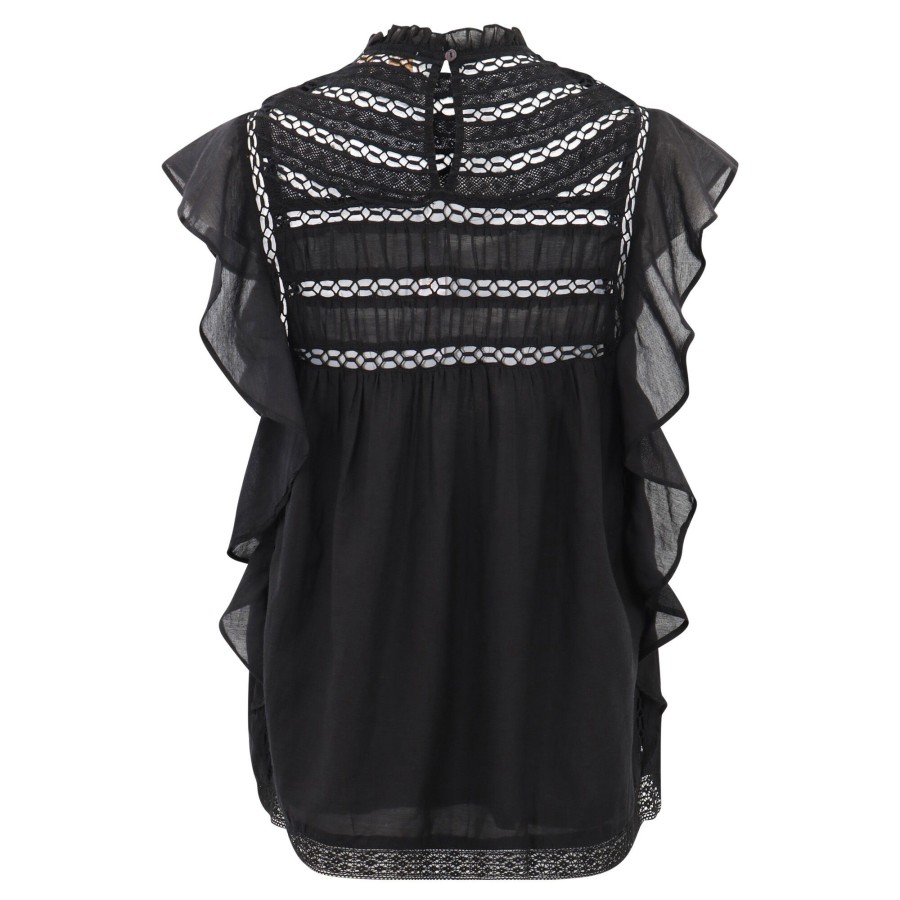 Clothing Love The Label | Georgia Top Black