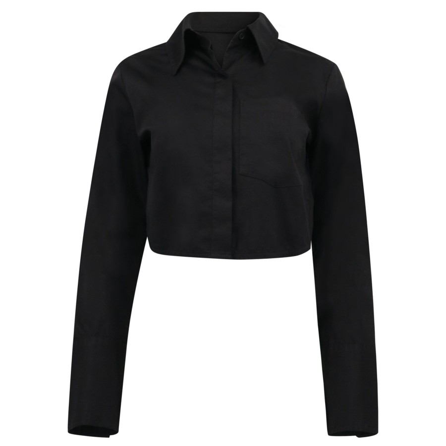Clothing Citizens of Humanity | Bea Crop Top Black